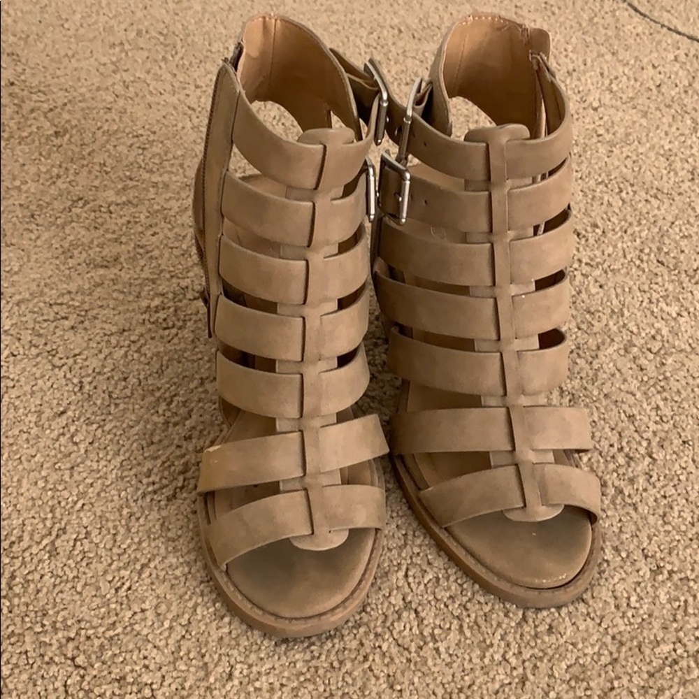 Vici Tan Gladiator Sandals